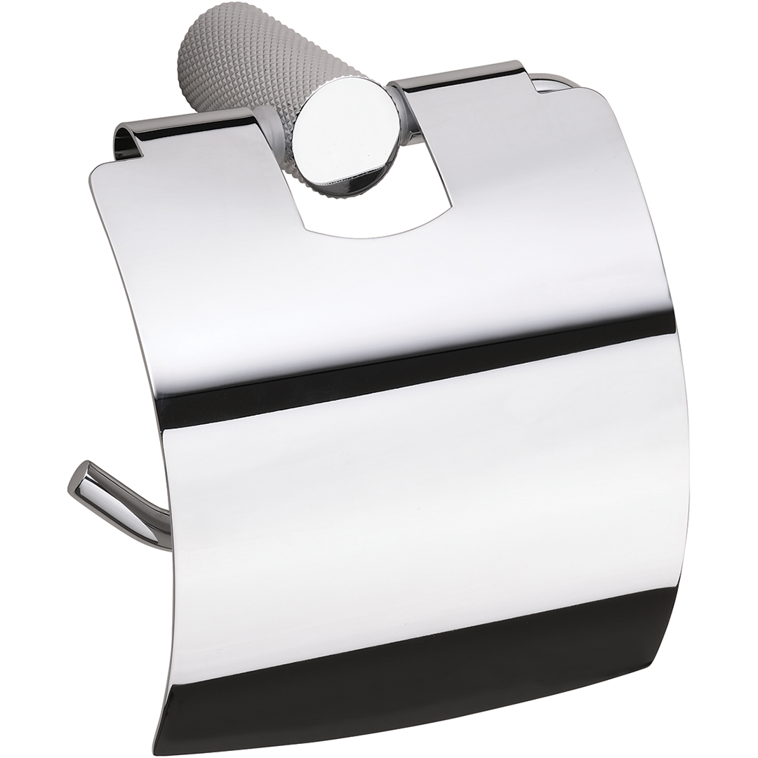 Bemeta Brilia Держатель туалетной бумаги закрытый, подвесной, цвет: полированное серебро 177112012