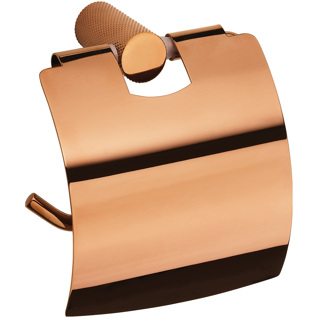 Bemeta Glacera Держатель туалетной бумаги закрытый, подвесной, цвет: полированная медь 175112012