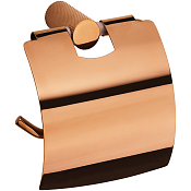 Bemeta Glacera Держатель туалетной бумаги закрытый, подвесной, цвет: полированная медь 175112012