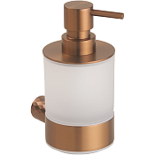 Bemeta Copra Дозатор для жидкого мыла, подвесной, стеклянная колба, цвет: матовая медь 176109010