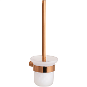 Bemeta Glacera Ершик для унитаза подвесной со стеклянной колбой, цвет: полированная медь 175113010