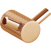 Bemeta Glacera Крючок для полотенец двойной, подвесной, цвет: полированная медь 175106030