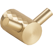 Bemeta Zyra Крючок для полотенец двойной, подвесной, цвет: матововое золото-шампань 174106030