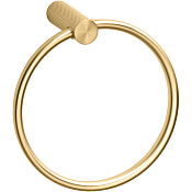 Bemeta Auria Полотенцедержатель-кольцо d17,8 см, подвесной, цвет: матововое золото-шампань 171204060