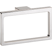 Bemeta Delta Полотенцедержатель-кольцо 25 см, подвесной, цвет: полированная сталь 181004062