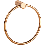 Bemeta Glacera Полотенцедержатель-кольцо d17,8 см, подвесной, цвет: полированная медь 175204060