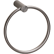 Bemeta Grino Полотенцедержатель-кольцо d17,8 см, подвесной, цвет: графит 173204060