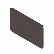 Ritmonio Complementi WC Кнопка смыва для инсталляций Tece и Geberit, цвет: brushed black chrome 78T003BLX