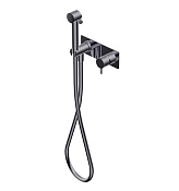 Ritmonio Diametro35 S Гигиенический душ со смесителем, внешняя часть, цвет: brushed black chrome 7ANB101BLX