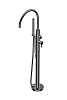 Ritmonio Diametro35 S Смеситель напольный с душ. наб. - руч. душ, шланг, цвет: brushed black chrome PR52DB202BLX