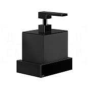 Gessi Inverso/Rettangolo Дозатор для жидкого мыла подвесной, колба Neolite, цвет: black metal PVD 20814#706