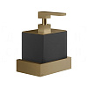 Gessi Inverso/Rettangolo Дозатор для мыла подвесной, колба Neolite, цвет: deep bronze brushed PVD 20814#791