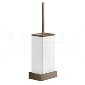 Gessi Inverso/Rettangolo Ершик для унитаза подвес., колба Neolite, цвет: coffee bronze brushed PVD 20819#761