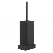 Gessi Inverso/Rettangolo Ершик для унитаза подвесной, колба Neolite, цвет: black/matte black 20820#299