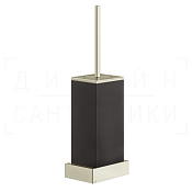 Gessi Inverso/Rettangolo Ершик для унитаза подвесной, колба Neolite, цвет: black/nickel PVD 20820#720