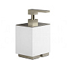 Gessi Inverso/Rettangolo Дозатор для мыла настольный, колба Neolite, цвет: finox brushed nickel 20837#149