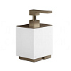 Gessi Inverso/Rettangolo Дозатор для мыла настольный, колба Neolite, цвет: coffee bronze brushed PVD 20837#761