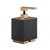 Gessi Inverso/Rettangolo Дозатор для жидкого мыла настольный, колба Neolite, цвет: black/copper PVD 20838#030