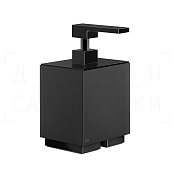Gessi Inverso/Rettangolo Дозатор для жидкого мыла настольный, колба Neolite, цвет: black metal PVD 20838#706