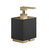 Gessi Inverso/Rettangolo Дозатор для мыла настольный, колба Neolite, цвет: warm bronze brushed PVD 20838#726