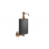 Gessi Ingranaggio Дозатор для жидкого мыла подвесной, колба Neolite, цвет: black/copper PVD 63814#030