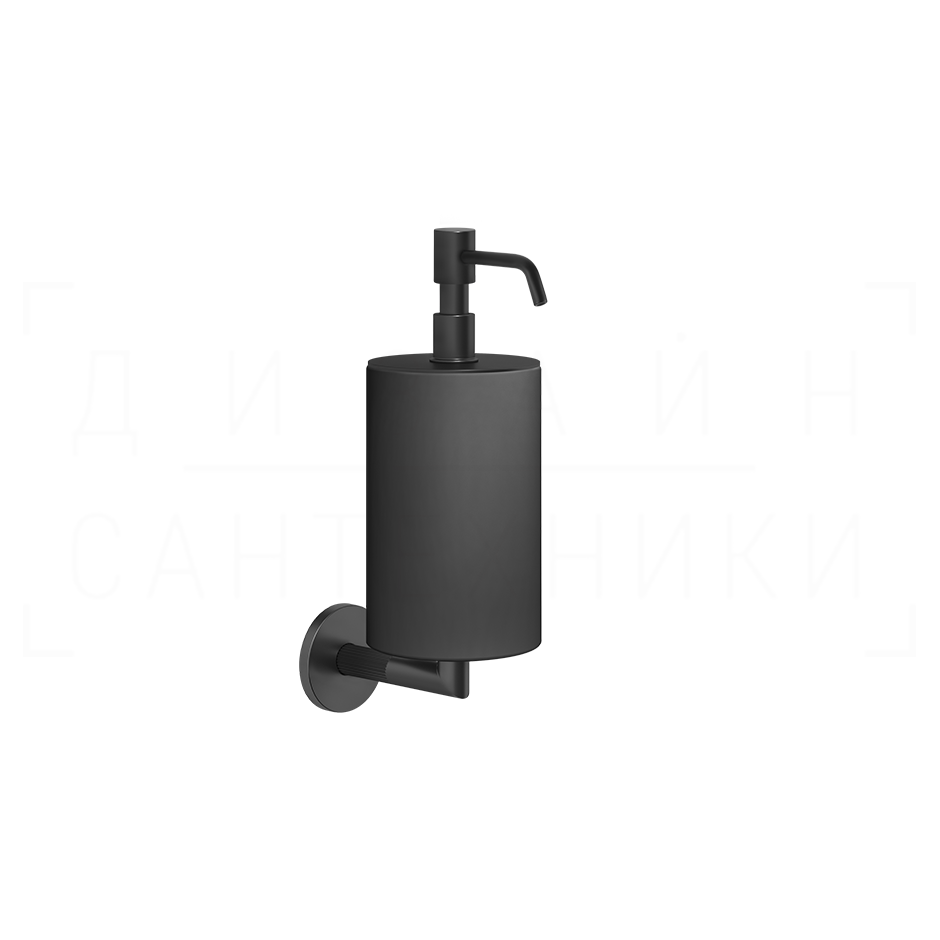 Gessi Ingranaggio Дозатор для жидкого мыла подвесной, колба Neolite, цвет: black/matte black 63814#299