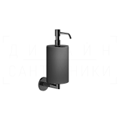 Gessi Ingranaggio Дозатор для жидкого мыла подвесной, колба Neolite, цвет: black/black metal PVD 63814#706