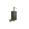 Gessi Ingranaggio Дозатор для жидкого мыла подвесной, колба Neolite, цвет: black/brushed brass PVD 63814#727