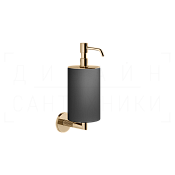 Gessi Ingranaggio Дозатор для жидкого мыла подвесной, колба Neolite, цвет: black/warm bronze PVD 63814#735