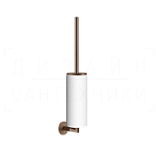 Gessi Ingranaggio Ершик для унитаза подвесной, колба Neolite, цвет: white/copper brushed PVD 63819#708