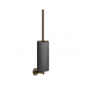 Gessi Ingranaggio Ершик для унитаза подвесной, колба Neolite, цвет: black/coffee bronze brushed PVD 63820#761