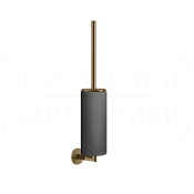 Gessi Ingranaggio Ершик для унитаза подвесной, колба Neolite, цвет: black/deep bronze brushed PVD 63820#791