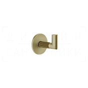 Gessi Ingranaggio Крючок для полотенец одинарный, подвесной, цвет: brushed brass PVD 63821#727