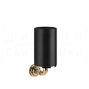 Gessi Venti20 Стакан подвесной, керамический Neolite, цвет: black/warm bronze PVD 65408#735