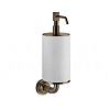 Gessi Venti20 Дозатор для жидкого мыла подвесной, колба Neolite, цвет: coffee bronze brushed PVD 65413#761