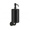 Gessi Venti20 Дозатор для жидкого мыла подвесной, керамическ. колба Neolite, цвет: black/aged bronze 65414#187