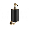 Gessi Venti20 Дозатор для жидкого мыла подвесной, колба Neolite, цвет: black/warm bronze PVD 65414#735