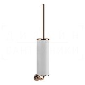 Gessi Venti20 Ершик для унитаза подвесной, с кермической колбой Neolite, цвет: white/copper PVD 65419#030
