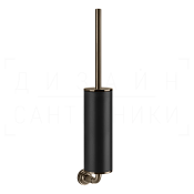 Gessi Venti20 Ершик для унитаза подвесной, колба Neolite, цвет: black/coffee bronze brushed PVD 65420#761