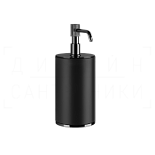 Gessi Venti20 Дозатор для жидкого мыла настольный, колба Neolite, цвет: black/black metal PVD 65438#706