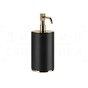 Gessi Venti20 Дозатор для жидкого мыла настольный, колба Neolite, цвет: black/warm bronze PVD 65438#735