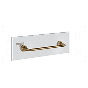 Gessi Venti20 Полотенцедержатель на стекло 34,5 см, подвесной, цвет: warm bronze brushed PVD 65511#726