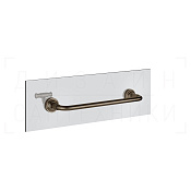 Gessi Venti20 Полотенцедержатель на стекло 34,5 см, подвесной, цвет: coffee bronze brushed PVD 65511#761