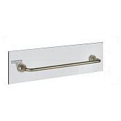 Gessi Venti20 Полотенцедержатель на стекло 49,5 см, подвесной, цвет: finox brushed nickel 65513#149