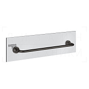 Gessi Venti20 Полотенцедержатель на стекло 49,5 см, подвесной, цвет: black metal brushed PVD 65513#707