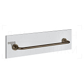 Gessi Venti20 Полотенцедержатель на стекло 49,5 см, подвесной, цвет: coffee bronze brushed PVD 65513#761