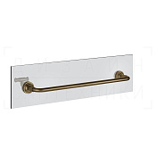 Gessi Venti20 Полотенцедержатель на стекло 49,5 см, подвесной, цвет: deep bronze brushed PVD 65513#791