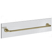 Gessi Venti20 Полотенцедержатель для крепления на стекло 64,5 см, подвесной, цвет: brushed brass PVD 65515#727