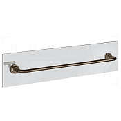 Gessi Venti20 Полотенцедержатель на стекло 64,5 см, подвесной, цвет: coffee bronze brushed PVD 65515#761
