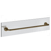 Gessi Venti20 Полотенцедержатель на стекло 64,5 см, подвесной, цвет: deep bronze brushed PVD 65515#791